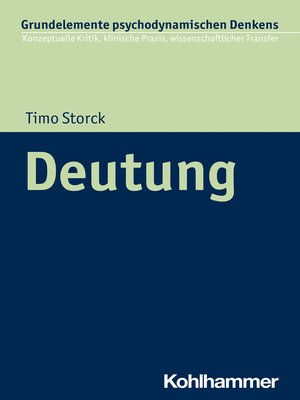 cover image of Deutung